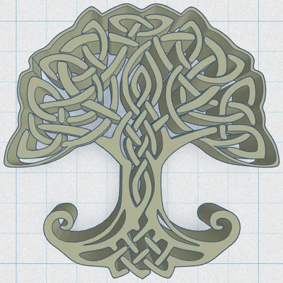 Mặt Lót Cốc Celtic / Norse - Cây Sự Sống 29