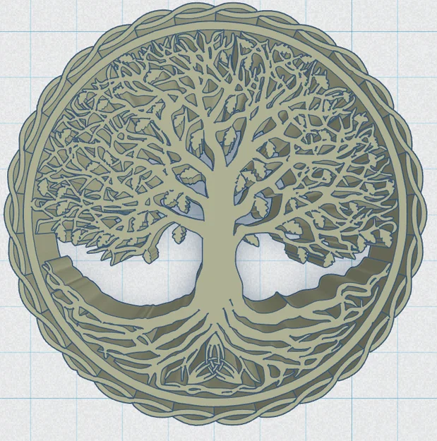 Celtic / Norse - Cây Sự Sống Đế Lót Ly 26 - Image 2