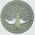 Celtic / Norse - Cây Sự Sống Đế Lót Ly 26 - Thumbnail 2