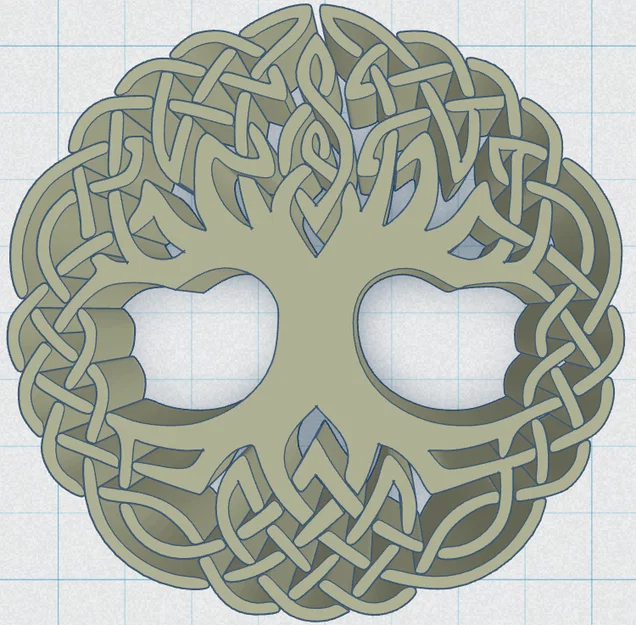 Khay lót ly Celtic / Norse - Cây Sự Sống 28 - Image 2