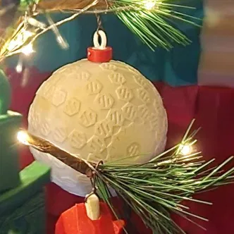 Quả Châu Giáng Sinh Voron Không Cần Đế Đỡ