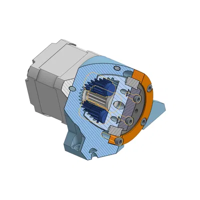 Hộp Số Hành Tinh Kép Cho Động Cơ Stepper