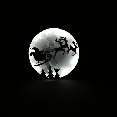 Đèn Ông Già Noel Giáng Sinh