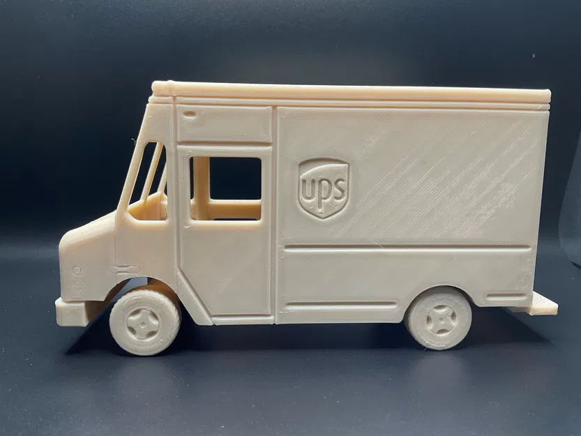 Mô hình xe tải UPS in liền Xoay được - Image 4