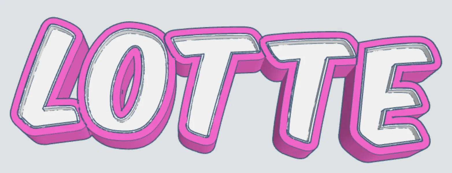 LOTTE LED - Đèn Tên (Name Lamp) - Image 1