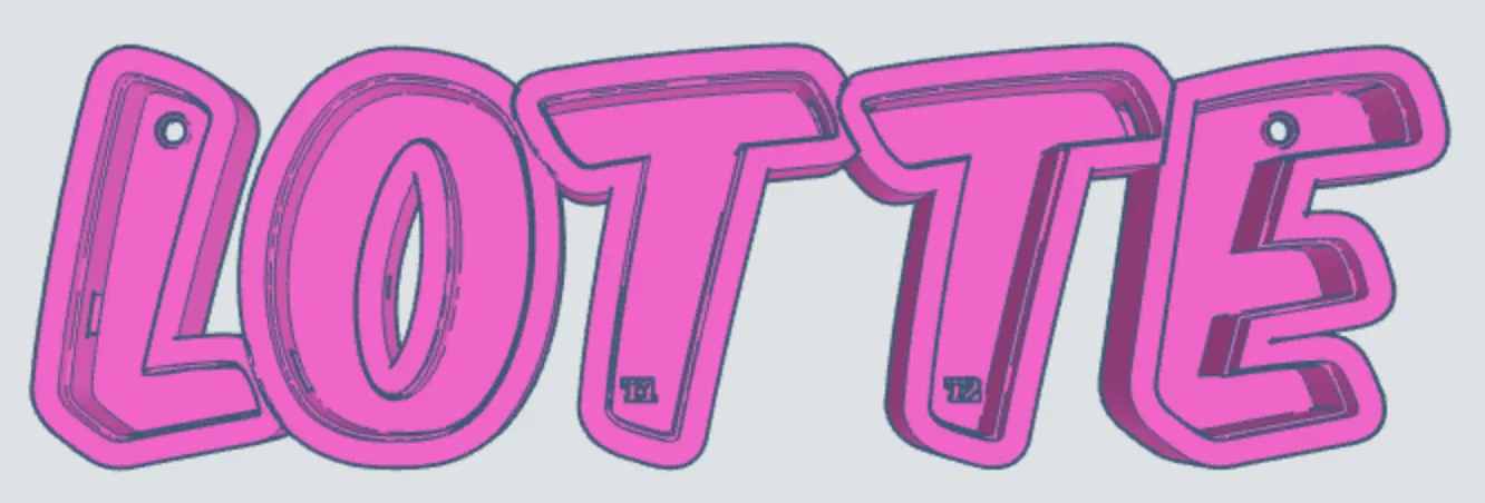 LOTTE LED - Đèn Tên (Name Lamp) - Image 2