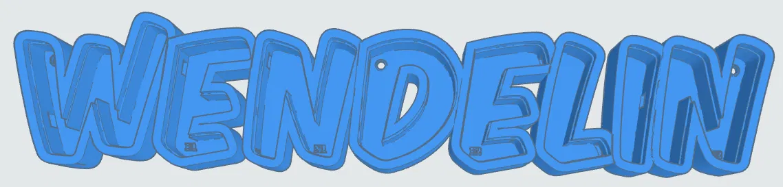 Đèn LED Tên WENDELIN (In 3D) - Image 2