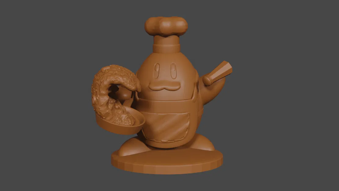 Mô hình Miniature Chef Kawasaki lấy cảm hứng từ Kirby cho D&D - Image 1