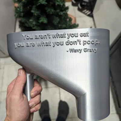 Máng Phân Nam Châm Có Trích Dẫn ("You Aren't What You Eat")