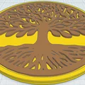 Miếng Lót Ly Celtic / Norse - Cây Sự Sống 24 - Thumbnail 1