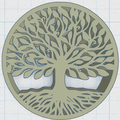 Miếng Lót Ly Celtic / Norse - Cây Sự Sống 24