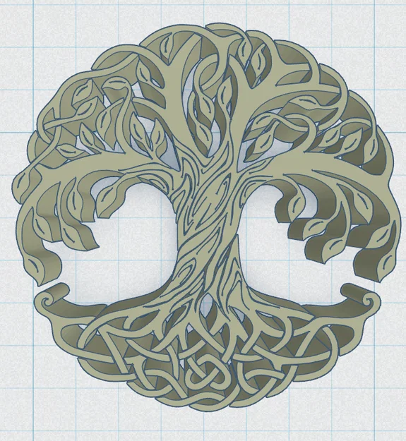 Celtic / Norse - Cây Sự Sống Đế Lót Ly 22 - Image 2