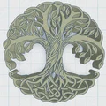 Celtic / Norse - Cây Sự Sống Đế Lót Ly 22 - Thumbnail 2