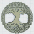 Celtic / Norse - Cây Sự Sống Đế Lót Ly 17 - Thumbnail 2