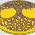 Khay Lót Ly Celtic / Norse - Cây Sự Sống 15 - Thumbnail 1
