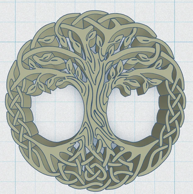 Khay Lót Ly Celtic / Norse - Cây Sự Sống 15 - Image 2