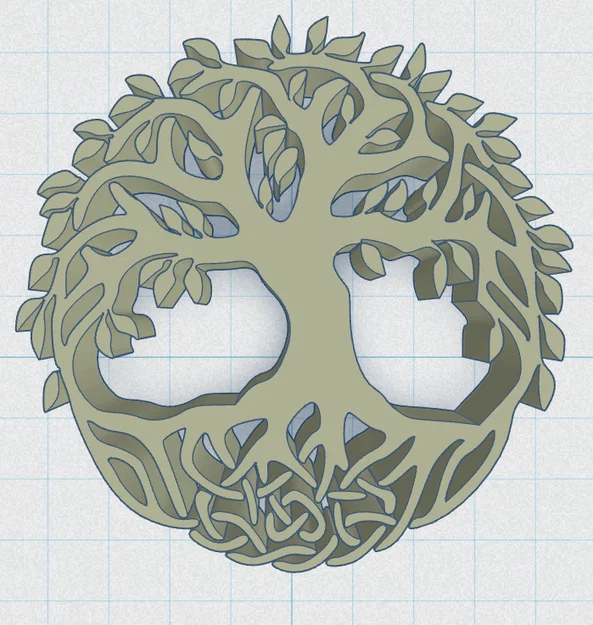 Đế lót ly Cây Sự Sống Celtic / Norse - Image 2