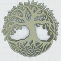 Đế lót ly Cây Sự Sống Celtic / Norse - Thumbnail 2
