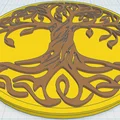 Đế Lót Ly Cây Sự Sống Phong Cách Celtic / Norse (Bản 13) - Thumbnail 1