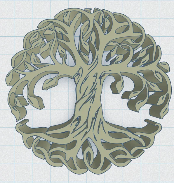 Đế Lót Ly Cây Sự Sống Phong Cách Celtic / Norse (Bản 13) - Image 2