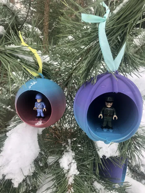 Quả cầu LEGO Giáng sinh, đồ trang trí Giáng sinh bằng gạch LEGO - Image 1