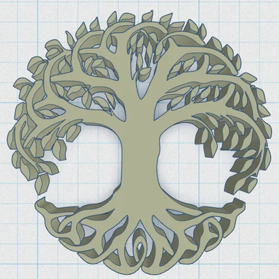 Chân Nến Celtic / Norse - Cây Sự Sống 11
