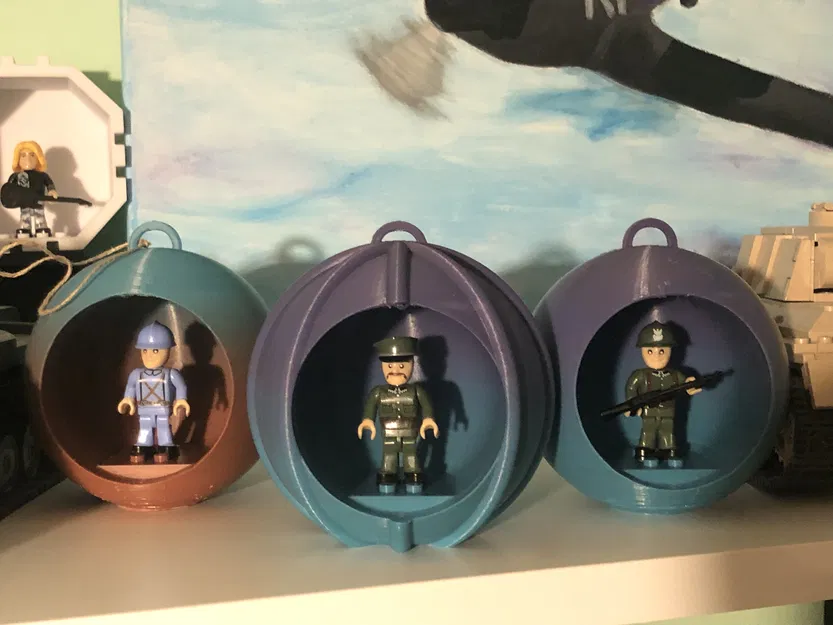 Quả cầu LEGO Giáng sinh, đồ trang trí Giáng sinh bằng gạch LEGO - Image 4