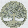 Celtic / Norse - Cây Sự Sống Đĩa Lót Ly 10 - Thumbnail 2