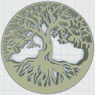 Chữ Thập Celtic / Norse - Cây Sự Sống 9