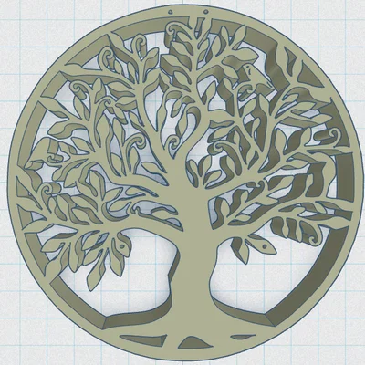 Đế Lót Ly Cây Sự Sống Celtic / Norse 6