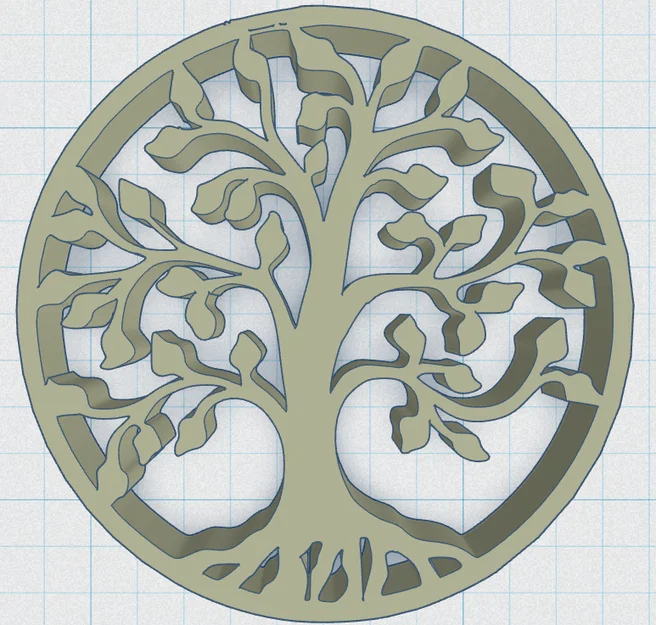 Khắc Lót Ly / Cây Sự Sống Phong Cách Celtic / Norse 3 - Image 2