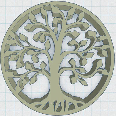 Khắc Lót Ly / Cây Sự Sống Phong Cách Celtic / Norse 3