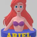 Tượng Ariel - Nàng Tiên Cá Phiên Bản Low Poly - Thumbnail 2