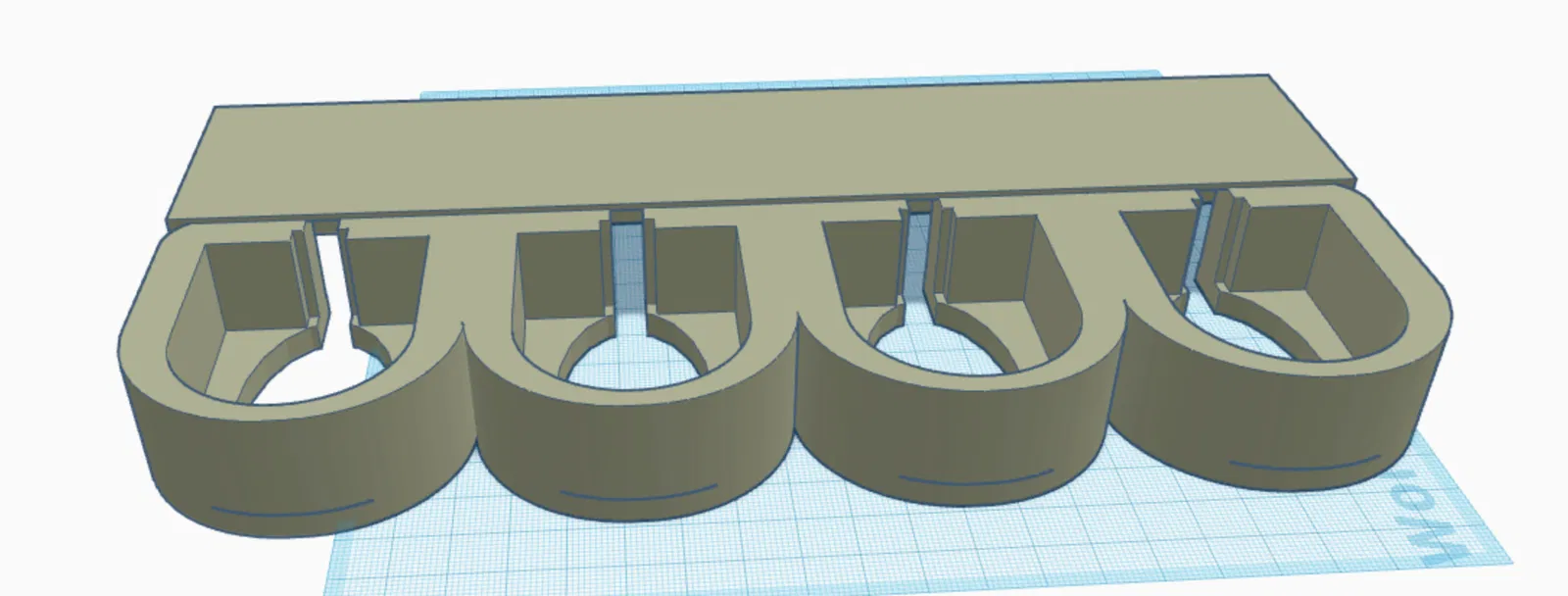 Giá đỡ bàn chải Philips Sonicare 4 cái có rãnh đi dây - Image 1