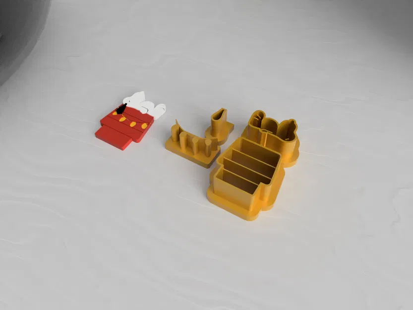 Khuôn Cắt Đất Sét Làm Bông Tai Snoopy Giáng Sinh - Image 4