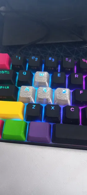 Bộ keycap WASD Cherry MX - Image 1