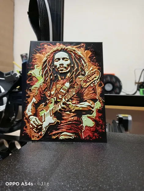 Bob Marley Hueforge Sơn bằng Filament - Image 1