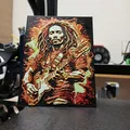 Bob Marley Hueforge Sơn bằng Filament - Thumbnail 1