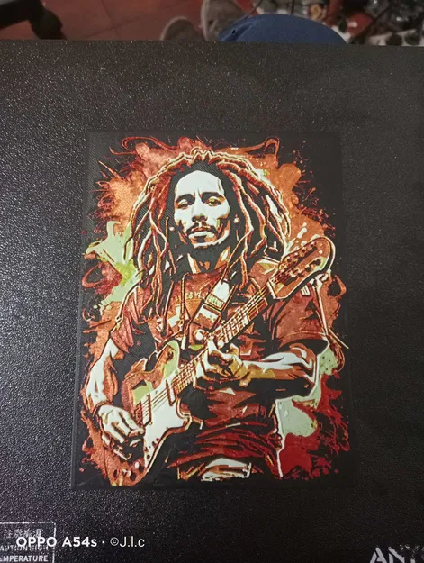 Bob Marley Hueforge Sơn bằng Filament - Image 7