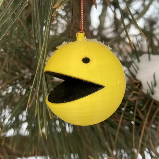 Móc Trang Trí Cây Thông Noel Pacman - Image 1