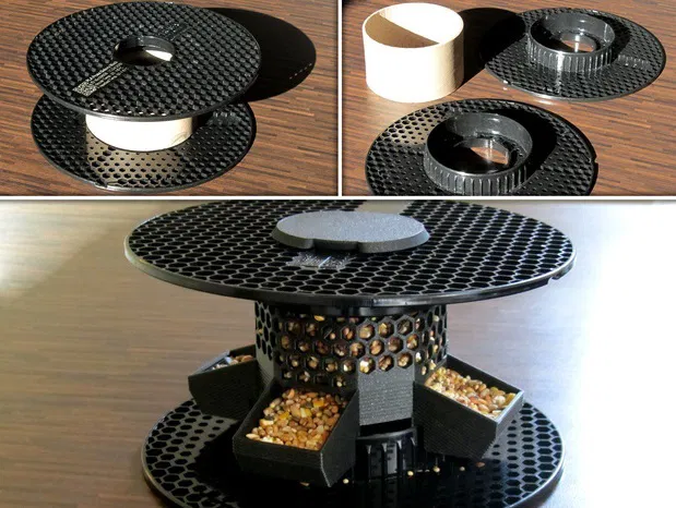 Krmítko - Máng Ăn Cho Chim Bằng Nhựa 3D - Image 2