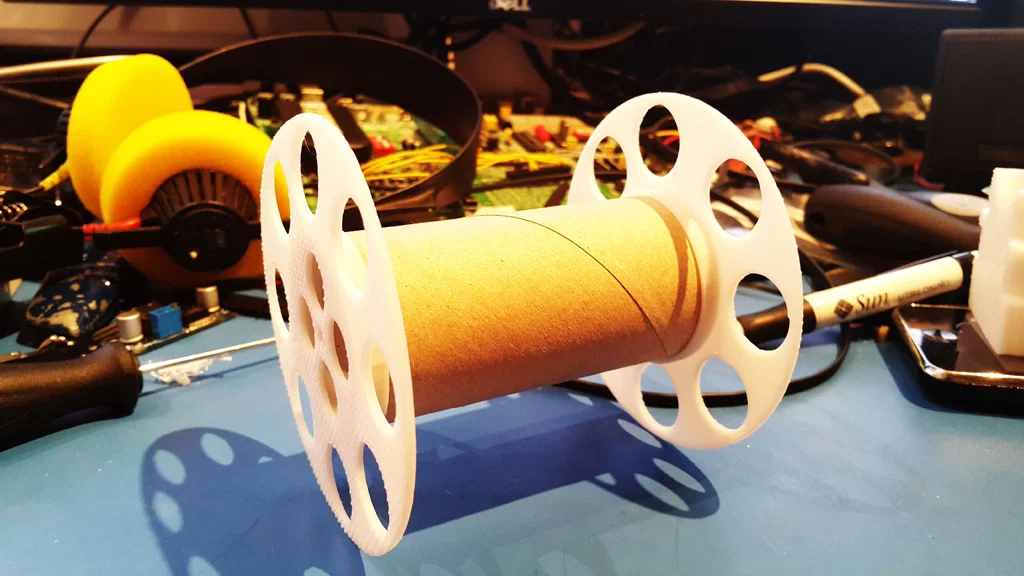 Cuộn Dây Từ Hộp Giấy Vệ Sinh V2 (Có Thêm Mã Nguồn OpenSCAD) - Image 3