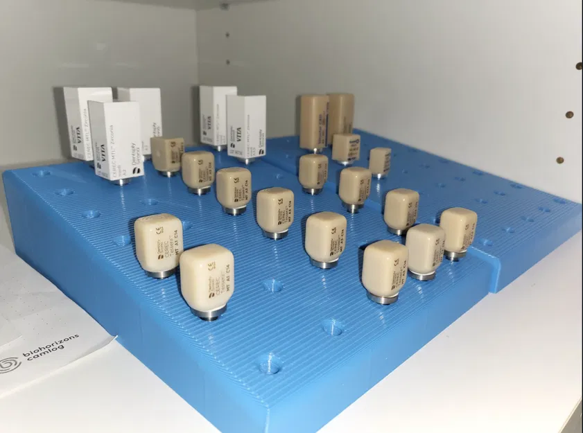 Khay/Giá Đỡ Khối Phôi CEREC Sirona Primemill - Image 1