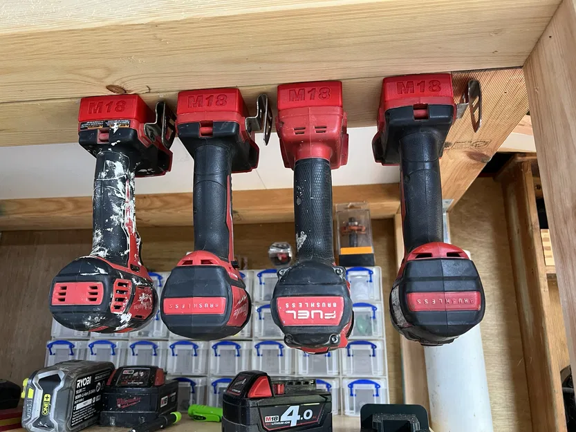 Giá đỡ dụng cụ Milwaukee M18 cho xưởng - Image 1