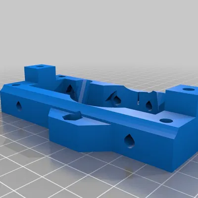 Chỉnh sửa Xcarriage để gắn bộ đùn Mendel vào đầu đùn BFB