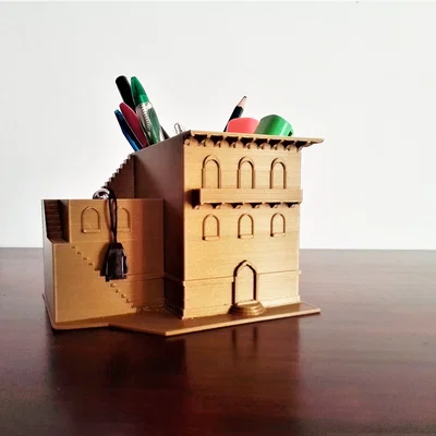 Khuôn In 3D: Hộp Đựng Đồ Trang Trí Bàn Hình Ngôi Nhà