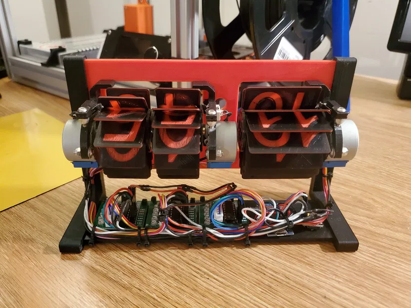 Đồng Hồ Lật V2 - Đồng Hồ Split-Flap Chạy Bằng Arduino - Image 2