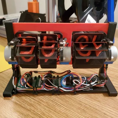 Đồng Hồ Lật V2 - Đồng Hồ Split-Flap Chạy Bằng Arduino