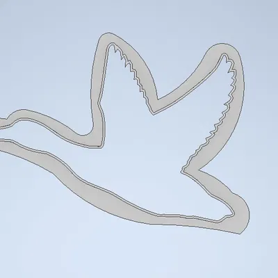 Khuôn Cắt Bánh Hình Vịt Trời