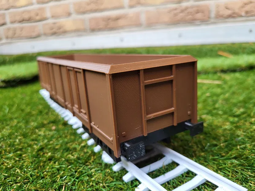 Mô hình xe Toa Chở Hàng Cao DB Khổ 0 (DB HOCHBORDWAGEN SPUR 0) - Image 3